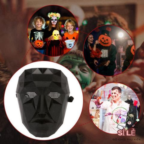 Mặt Nạ Nhập Vai Cosplay Nhân Vật Game Độc Đáo - Mẫu Vuông/Tam Giác/Vòng Tròn Thích Hợp Cho Tiệc Halloween và Sự Kiện Thú Vị