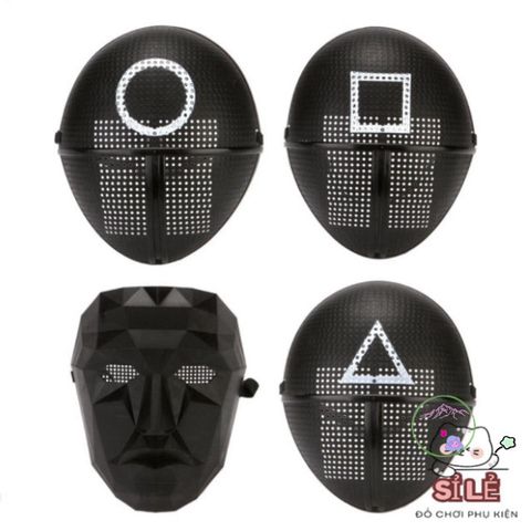 Mặt Nạ Nhập Vai Cosplay Nhân Vật Game Độc Đáo - Mẫu Vuông/Tam Giác/Vòng Tròn Thích Hợp Cho Tiệc Halloween và Sự Kiện Thú Vị