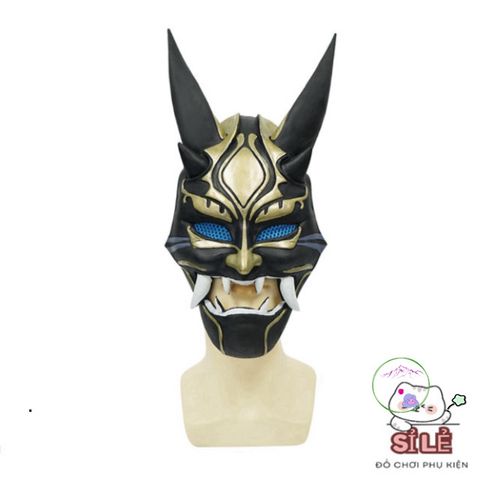 Mặt Nạ Hannya Quỷ Nhật Bản - Mặt Nạ Cosplay Halloween Unisex từ Cao Su An Toàn Và Thoải Mái - Phụ Kiện Sự Kiện Độc Đáo