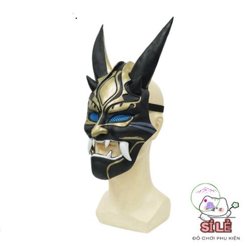 Mặt Nạ Hannya Quỷ Nhật Bản - Mặt Nạ Cosplay Halloween Unisex từ Cao Su An Toàn Và Thoải Mái - Phụ Kiện Sự Kiện Độc Đáo