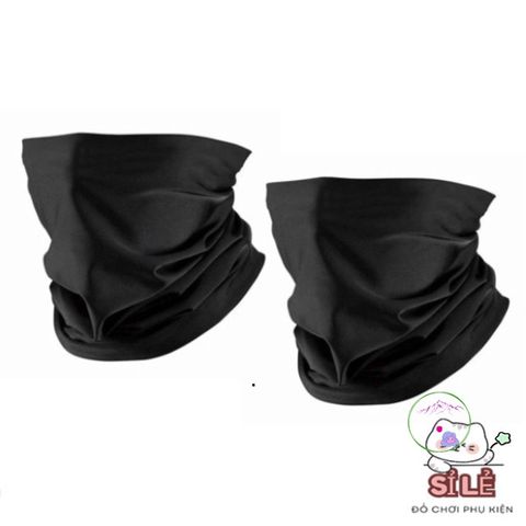 Khẩu Trang Thời Trang Đầu Lâu Đen - Khăn Đa Năng Chống Nắng Bụi Cho Chuyến Đi Phiêu Lưu Ngoài Trời