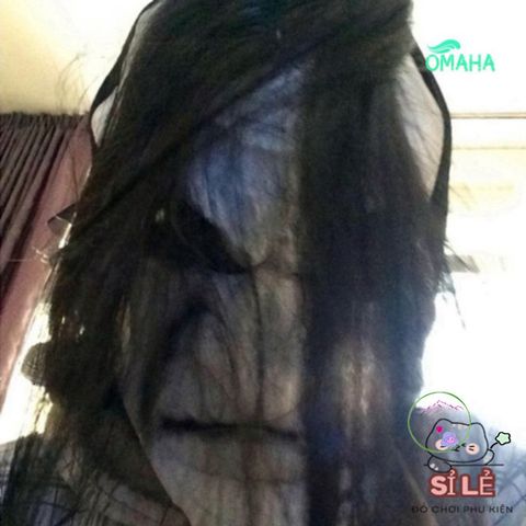 Mặt Nạ Ma Kinh Dị Zombie Đen Thoáng Khí - Phụ Kiện Trang Điểm Halloween Độc Đáo Cho Bữa Tiệc Hóa Trang