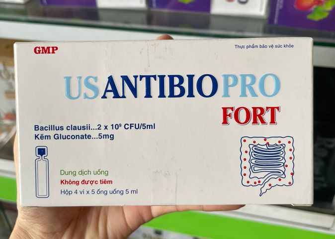 Men Tiêu Hóa USANTIBIO PRO 20 Ống - Giải Pháp Bổ Sung Vi Khuẩn Hỗ Trợ Tiêu Hóa Cho Trẻ Em Và Người Lớn - Chất Lượng Hatapharm
