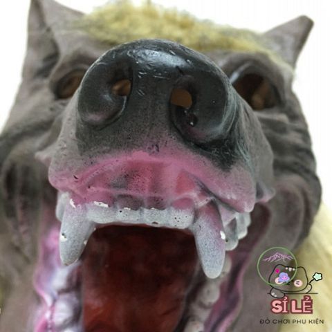 Mặt Nạ Hóa Trang Chó Sói - Silicone An Toàn, Thú Vị Cho Halloween và Cosplay, Phụ Kiện Lễ Hội Độc Đáo