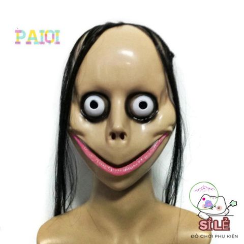 Mặt Nạ Halloween Kinh Dị U & X Kiểu Tóc Dài - Phụ Kiện Hóa Trang Độc Đáo Cho Tiệc Tùng Và Cosplay