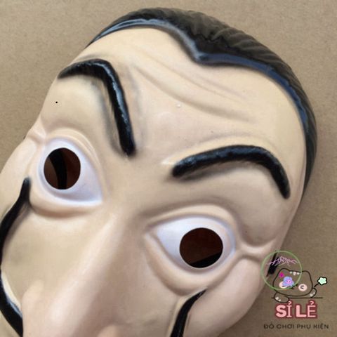 Mặt Nạ Queen Salvador Dali - Phụ Kiện Hóa Trang Money Heist Cho Halloween Và Tiệc Tùng - An Toàn Và Độc Đáo