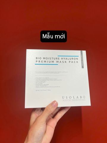 Mặt nạ Cấp Ẩm Usolab - 10 Miếng Dưỡng Ẩm Cho Làn Da Khô Ráp, Giúp Da Mềm Mịn và Sáng Hồng, Chứa Hyaluronic Acid