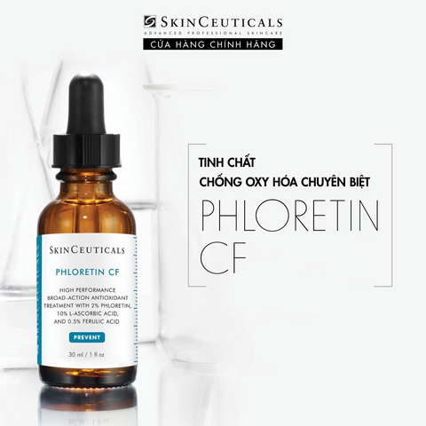 Tinh Chất Hỗ Trợ Trẻ Hóa Da Skinceuticals Phloretin CF 30ml - Serum Cao Cấp Dưỡng Ẩm, Tái Tạo Da, Giảm Lão Hoá, Làm Sáng Da