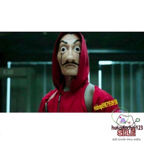 Mặt Nạ Nữ Hoàng Salvador Dali - Biểu Tượng Money Heist Hoàn Hảo cho Halloween và Các Sự Kiện Hóa Trang