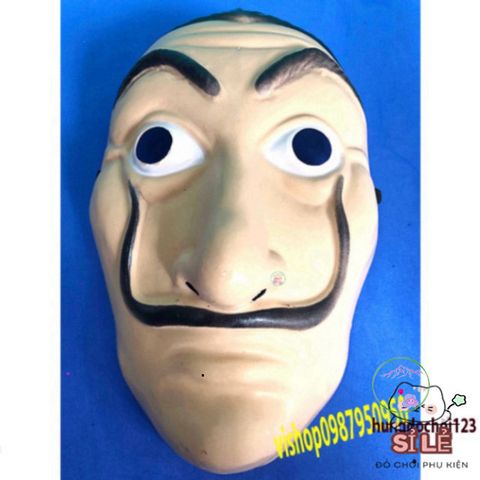 Mặt Nạ Nữ Hoàng Salvador Dali - Biểu Tượng Money Heist Hoàn Hảo cho Halloween và Các Sự Kiện Hóa Trang