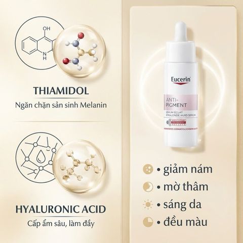 Serum Eucerin Anti-Pigment 30ml - Giảm Đốm Nâu và Mờ Thâm Nám cho Da Dầu, Dưỡng Trắng Da Hiệu Quả