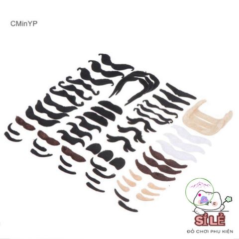 Bộ 48 Râu Giả Trang Phục Halloween Đầy Sáng Tạo - Đa Dạng Kiểu Dáng Cho Tiệc Hóa Trang Vui Nhộn