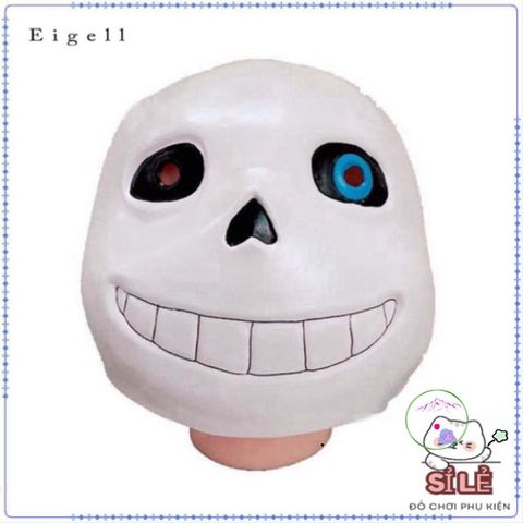 Mặt Nạ Halloween Undertale Sans - Đồ Trang Trí Đầu Cao Su Cho Người Yêu Thích Game Hóa Trang, Phụ Kiện Tiệc Tùng