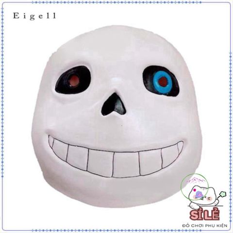 Mặt Nạ Halloween Undertale Sans - Đồ Trang Trí Đầu Cao Su Cho Người Yêu Thích Game Hóa Trang, Phụ Kiện Tiệc Tùng