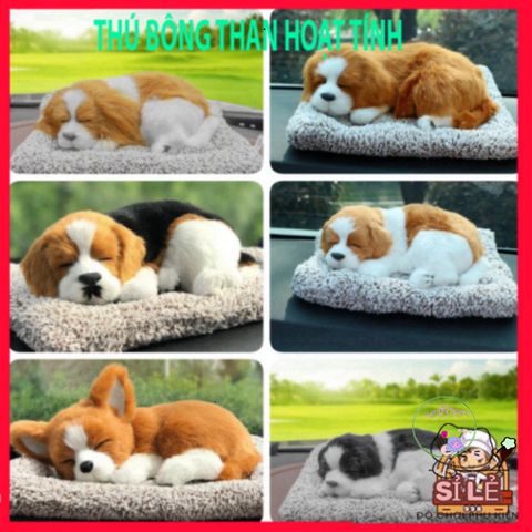 Thú Nhồi Bông Chó Mèo Đáng Yêu - Khử Mùi và Lọc Không Khí Ô Tô, Văn Phòng - Quà Tặng Thú Cưng Tuyệt Vời