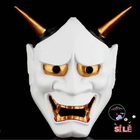 Mặt Nạ Cosplay Hannya Oni Noh Nghệ Thuật - Phụ Kiện Halloween và Tiệc Tùng Đậm Chất Nhật Bản