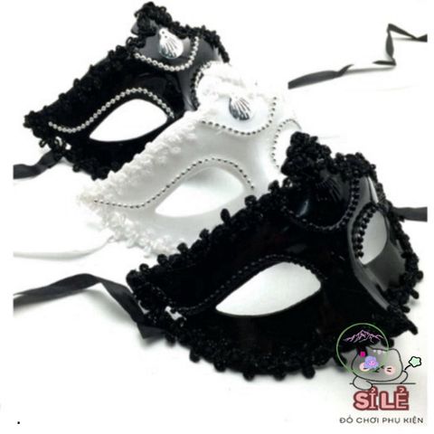 Mặt Nạ Hóa Trang Nửa Mặt Sang Trọng - Phụ Kiện Dạ Hội, Halloween, Lễ Hội Cosplay - Đồ Trang Trí Đẳng Cấp