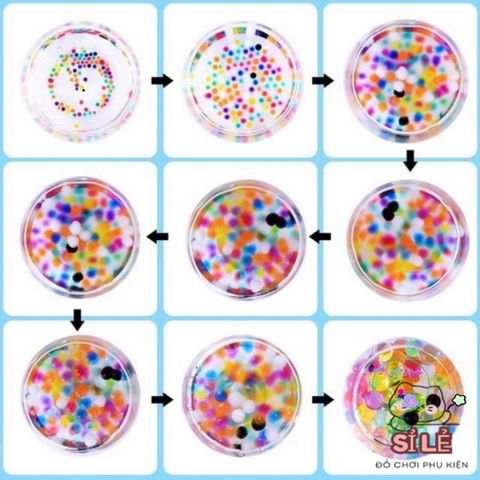 Hạt Nở Tinh Thể Lấp Lánh 1KG - Trang Trí Slime, Hoa & Cây Cảnh - Đặc Sản Ngập Tràn Sáng Tạo