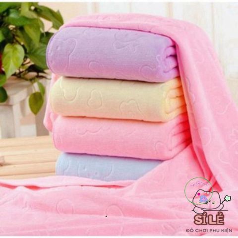 Khăn Tắm Microfiber Cao Cấp Nhật Bản 70x140cm - Siêu Thấm Nhanh, Thân Thiện Với Da, Nhiều Màu Sắc Đẹp, Thiết Kế Hiện Đại