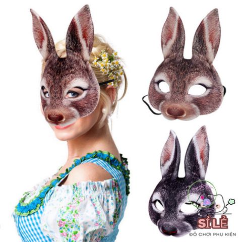 Mặt Nạ Halloween 3D Hài Hước - Thiết Kế Độc Đáo Tạo Dáng Thú Vị Cho Bữa Tiệc, Lễ Hội, Dã Ngoại