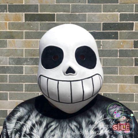 Mặt Nạ Mắt Xanh Undertale Sans - Phụ Kiện Hóa Trang Cá Tính Cho Halloween và Các Lễ Hội Game Thú Vị