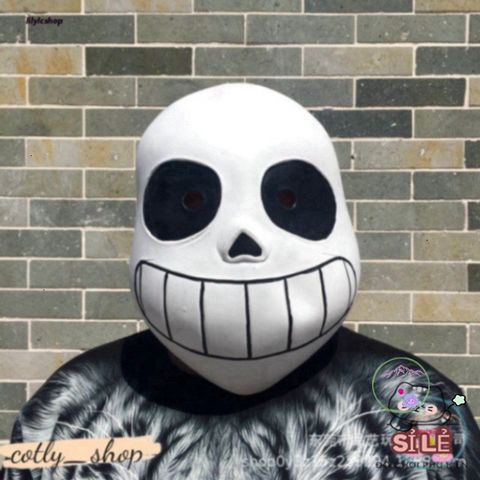 Mặt Nạ Mắt Xanh Sans Undertale - Phụ Kiện Hóa Trang Độc Đáo Cho Gamer - Halloween, Cosplay, Quà Tặng Sáng Tạo