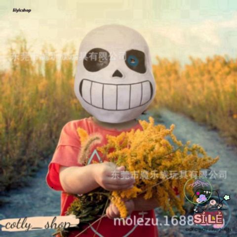 Mặt Nạ Mắt Xanh Sans Undertale - Phụ Kiện Hóa Trang Độc Đáo Cho Gamer - Halloween, Cosplay, Quà Tặng Sáng Tạo