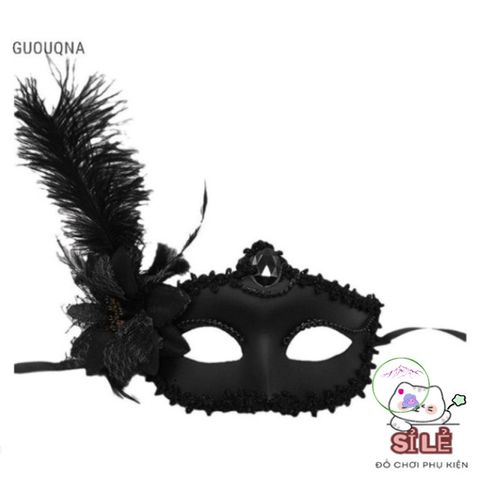 Mặt Nạ Ren Hoa Gợi Cảm Nửa Mặt Guouqna - Phụ Kiện Cosplay Thời Trang Dự Tiệc Sang Trọng và Độc Đáo