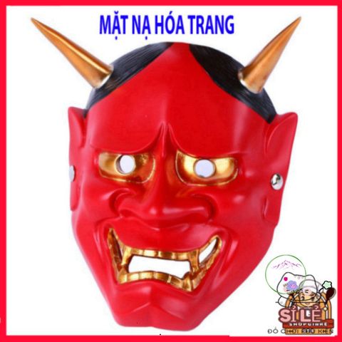 Mặt Nạ Quỷ Vương Hannya 5 Màu Độc Đáo - Trang Phục Halloween Phong Cách Oni Noh Đầy Ấn Tượng