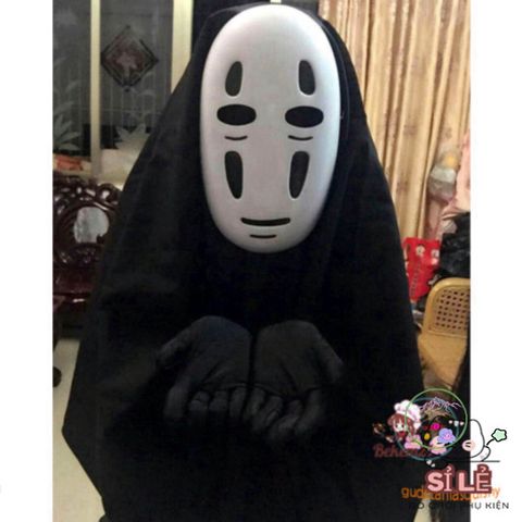 Bộ Trang Phục Vô Diện Đen - Hóa Trang Halloween Cho Người Lớn & Trẻ Nhỏ - Phù Hợp Cho Cosplay & Tiệc Hóa Trang