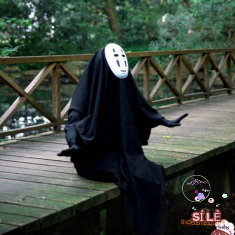 Bộ Trang Phục Vô Diện Đen - Hóa Trang Halloween Cho Người Lớn & Trẻ Nhỏ - Phù Hợp Cho Cosplay & Tiệc Hóa Trang