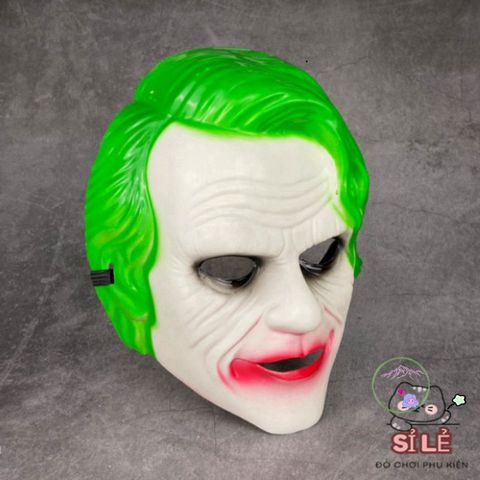 Mặt Nạ Hóa Trang Chú Hề Ma Quái Joker - Phụ Kiện Halloween Độc Đáo, Dây Đeo Choker Thời Thượng, Nhiều Màu Sắc Chọn Lựa
