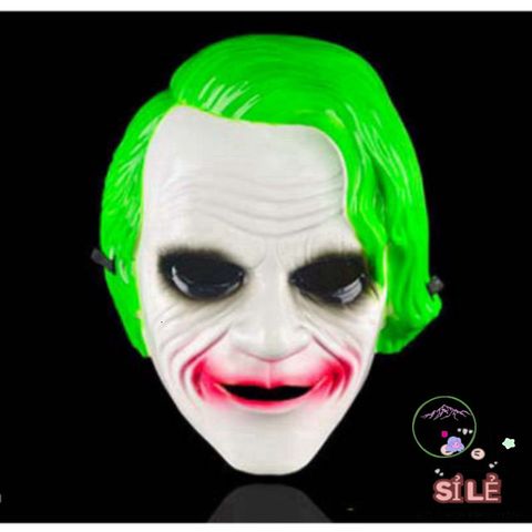 Mặt Nạ Hóa Trang Chú Hề Ma Quái Joker - Phụ Kiện Halloween Độc Đáo, Dây Đeo Choker Thời Thượng, Nhiều Màu Sắc Chọn Lựa