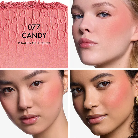 Phấn Má Hồng Dior Backstage Rosy Glow Blush 077 Candy - Phấn Trang Điểm Cao Cấp Màu Hồng Cam Tươi Sáng Chính Hãng