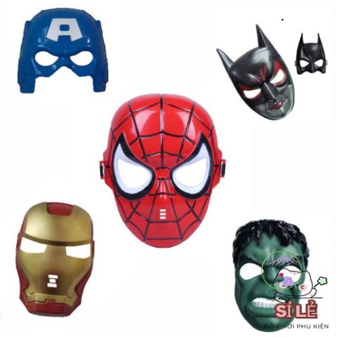 Mặt Nạ Halloween Siêu Anh Hùng - Người Nhện, Hulk, Batman, Captain Mỹ - Phụ Kiện Hóa Trang Độc Đáo cho Tiệc Tùng