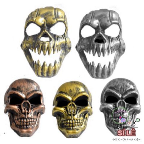 Mặt Nạ Đầu Lâu Kinh Dị Halloween - Phụ Kiện Trang Phục Độc Đáo Cho Bữa Tiệc Hóa Trang, Sự Kiện Kỷ Niệm