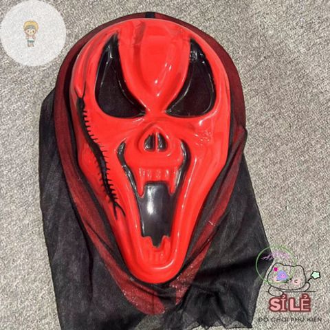 Mặt Nạ Halloween Thần Chết Kinh Dị - Phụ Kiện Cosplay Độc Đáo Cho Tiệc Hóa Trang - Huyền Bí và Ấn Tượng