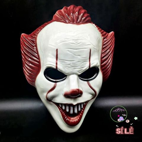 Mặt Nạ Hề Kinh Dị PVC Halloween - Phụ Kiện Cosplay Đặc Sắc Cho Tiệc Hóa Trang & Lễ Hội Ma Quái