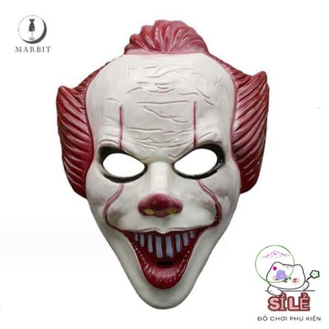 Mặt Nạ Hề Kinh Dị PVC Halloween - Phụ Kiện Cosplay Đặc Sắc Cho Tiệc Hóa Trang & Lễ Hội Ma Quái