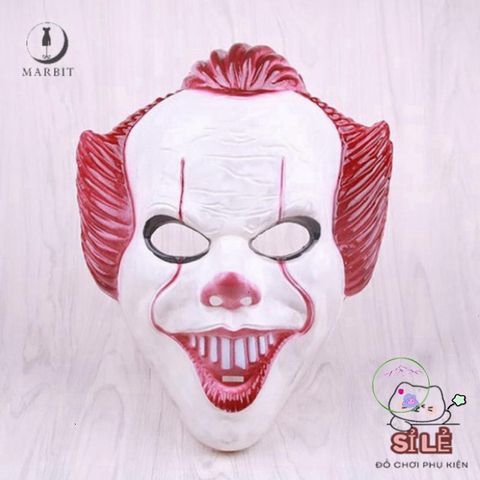 Mặt Nạ Hề Kinh Dị PVC Halloween - Phụ Kiện Cosplay Đặc Sắc Cho Tiệc Hóa Trang & Lễ Hội Ma Quái