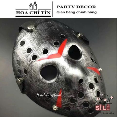 Mặt Nạ Jason Voorhees Halloween - Phụ Kiện Hóa Trang Kinh Dị Cho Tiệc Hóa Trang và Biểu Diễn Nghệ Thuật