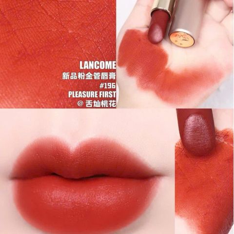 Son Lancôme L’Absolu Rouge Cream 193 - Son Môi Cao Cấp Chất Cream Mềm Mượt, Màu Đỏ Hồng Thanh Lịch, Thiết Kế Sang Trọng