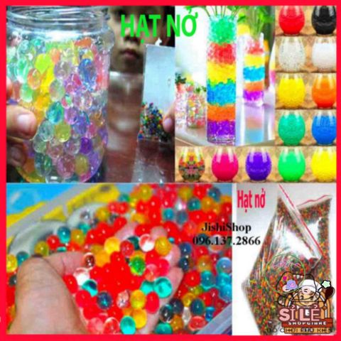 Gói 5000 Viên Hạt Nở Đầy Màu Sắc Trang Trí Không Gian Sống - Slime Slam Độc Đáo Cho Tiểu Cảnh
