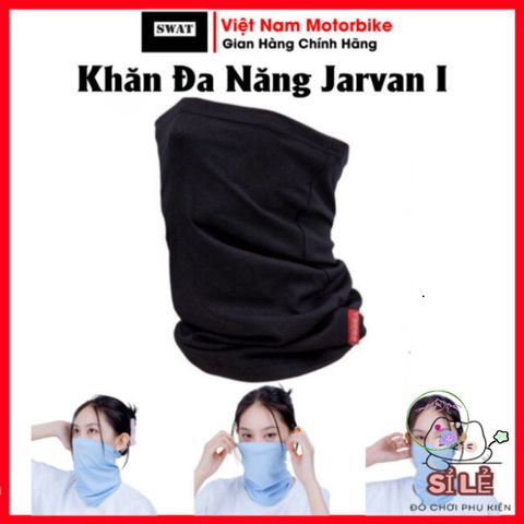 Khăn Đa Năng JARVAN 1 - Khăn Chống Nắng & Thoáng Khí cho Phượt Thủ, Mềm Mại, Co Giãn, Chống Tia UV, Hoạt Động Thể Thao