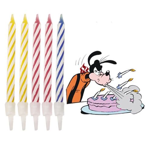 10 Cây Nến Thổi Không Tắt - Nến Ma Thuật Để Tổ Chức Tiệc Sinh Nhật và Giáng Sinh - Quà Tặng Vui Nhộn 10 Món
