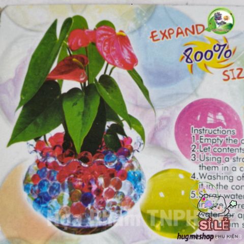 Bộ 24 Gói Hạt Nở Pha Lê Bảy Màu Ngâm Nước - Trang Trí Hồ Bơi & Cây Cảnh Độc Đáo, An Toàn Cho Trẻ Nhỏ