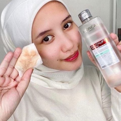 Nước Tẩy Trang L'Oreal Paris Micellar Water 400ml - Làm Sạch Sâu Da Dầu Mụn, Loại Bỏ Trang Điểm & Duy Trì Độ Ẩm 3-in-1