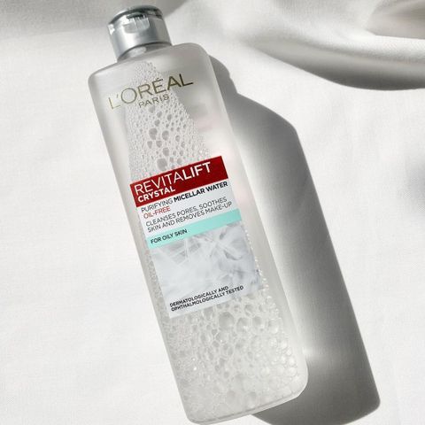 Nước Tẩy Trang L'Oreal Paris Micellar Water 400ml - Làm Sạch Sâu Da Dầu Mụn, Loại Bỏ Trang Điểm & Duy Trì Độ Ẩm 3-in-1