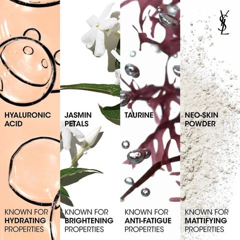 Kem Nền Yves Saint Laurent YSL All Hours Glow Tone LC1 - Trang Điểm Tự Nhiên, Che Khuyết Điểm Đỉnh Cao, Chống Dầu, Chính Hãng