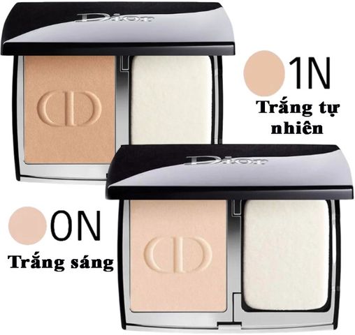 Phấn Phủ Dạng Nén Dior Forever Natural Velvet Tone 0N Neutral - Che Khuyết Điểm Hoàn Hảo, Kiểm Soát Dầu, Lớp Trang Điểm Tự Nhiên